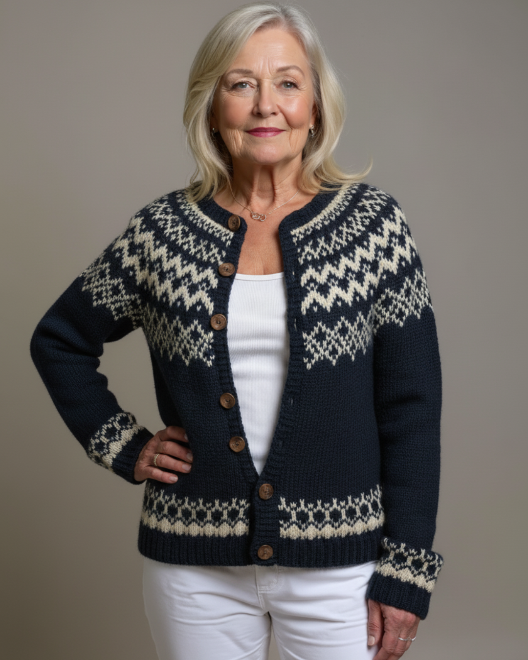 Hadley - Vintage Bekväm Cardigan