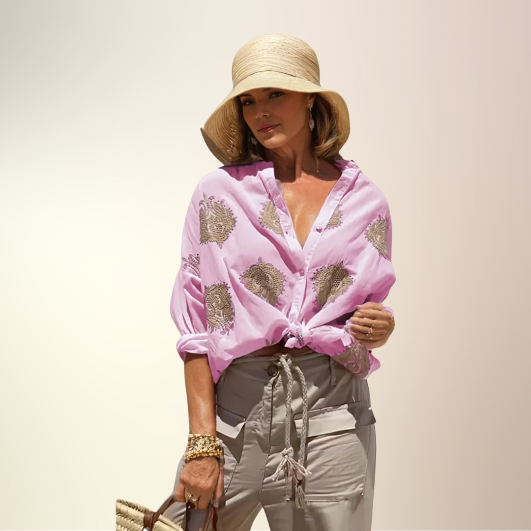 Geneviève™ - Ibiza-stil Chic Blus