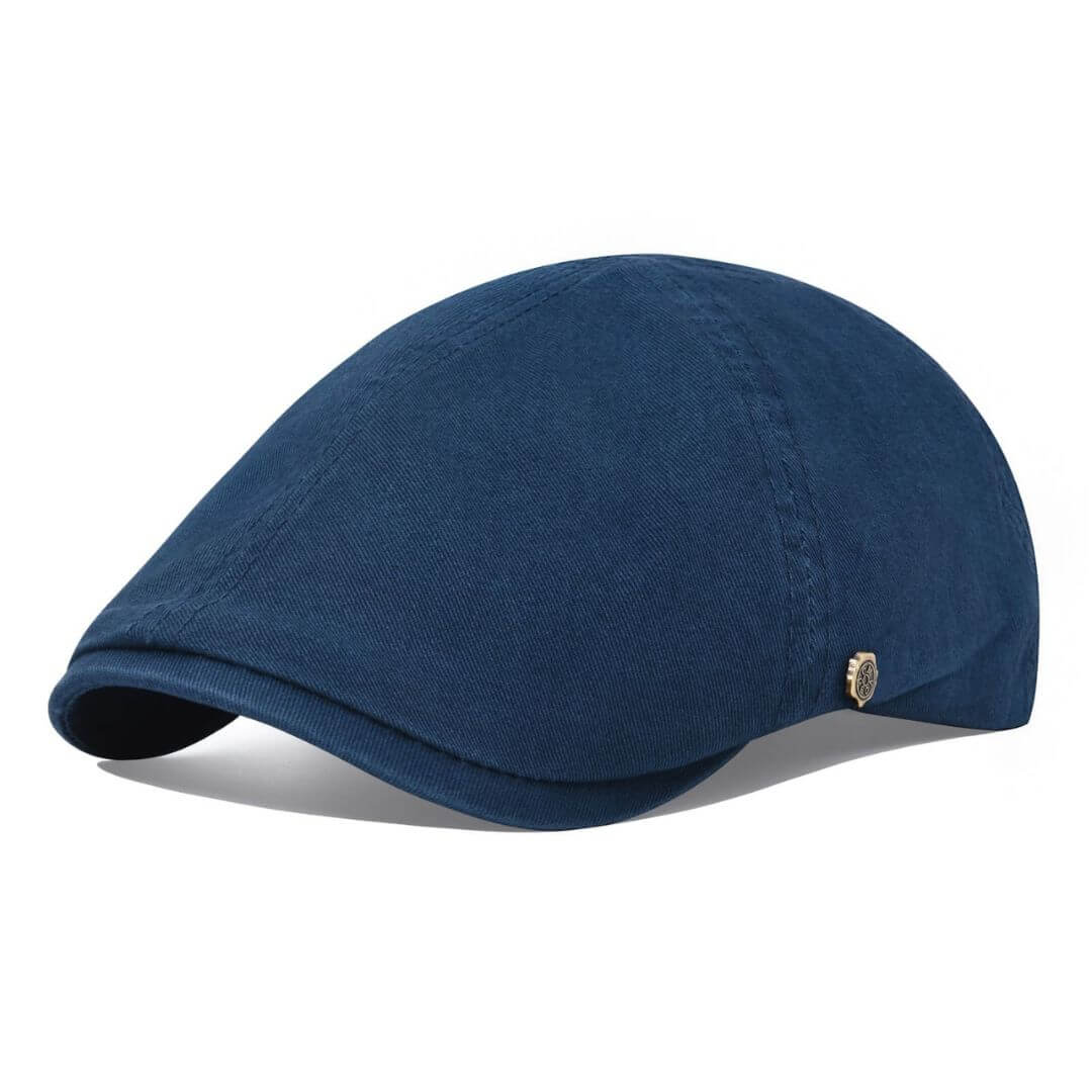Borstad bomull flat cap | ATLANTA