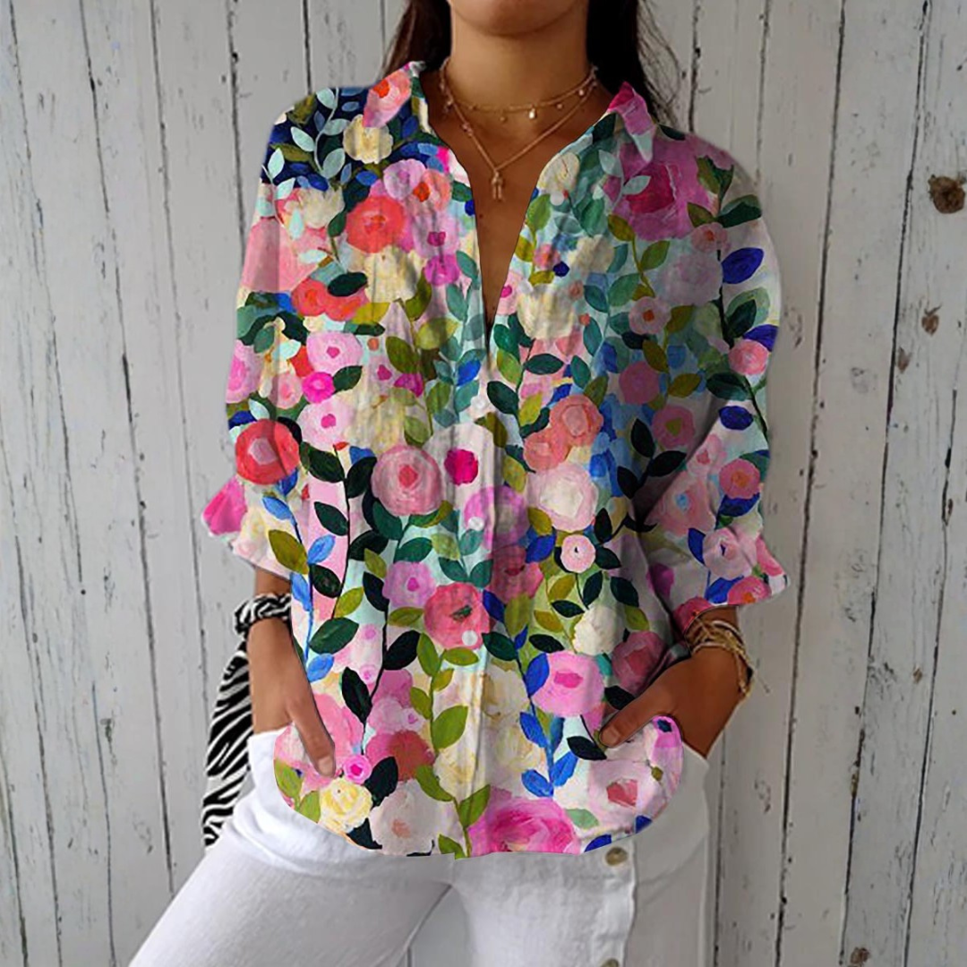 Sylvie | Blus i tyg Bloom