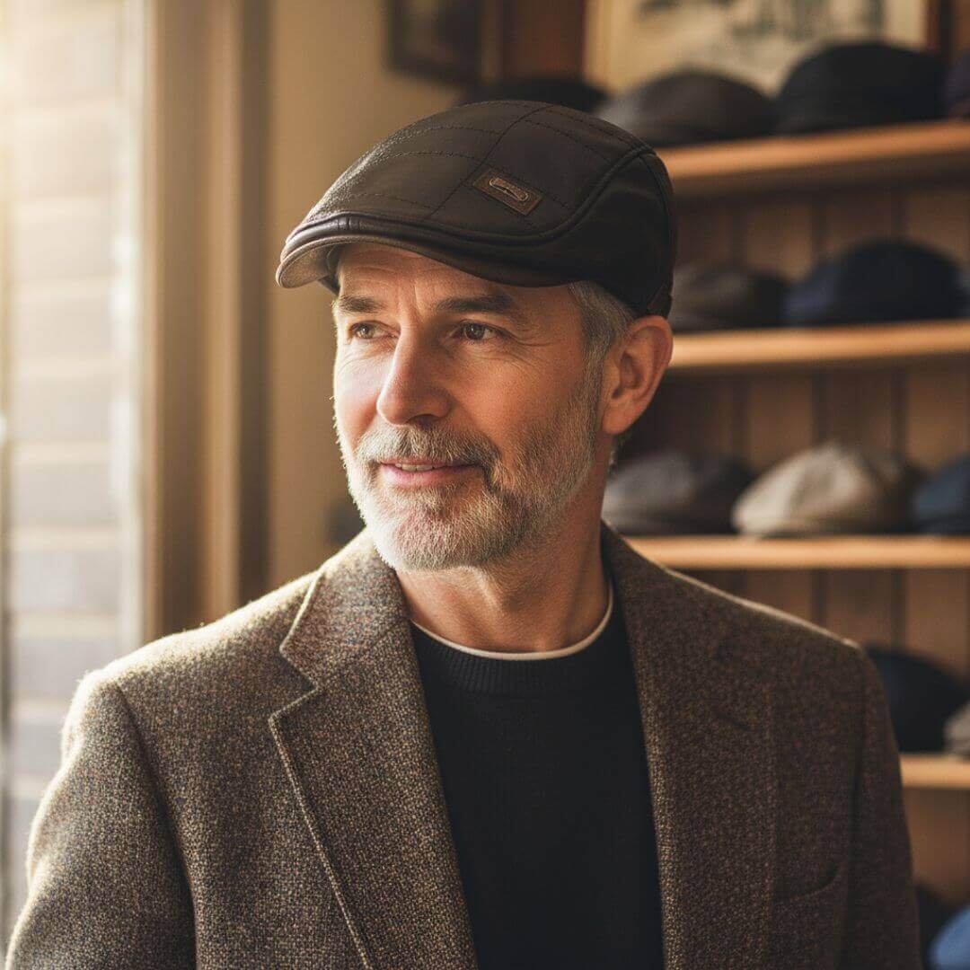 Veganläderskullcap | COLUMBUS