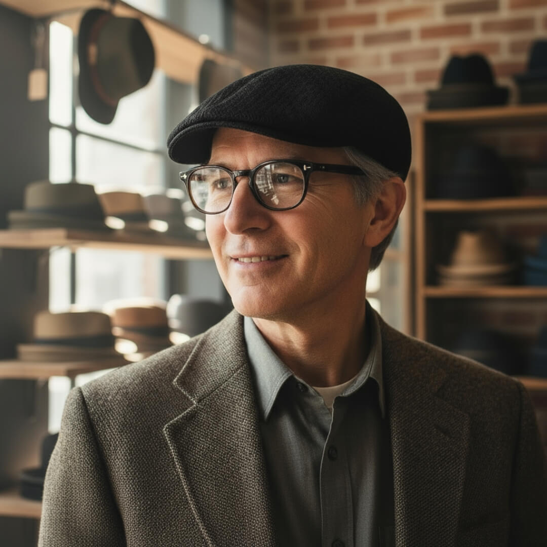 Hurtsförsädert Platt Skalmössa | CHARLESTON