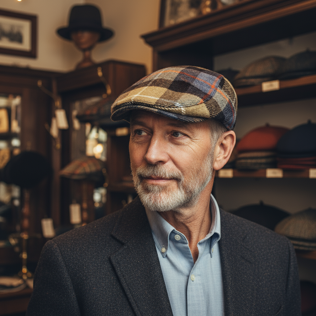 Ullblandad flat cap | GLACIER