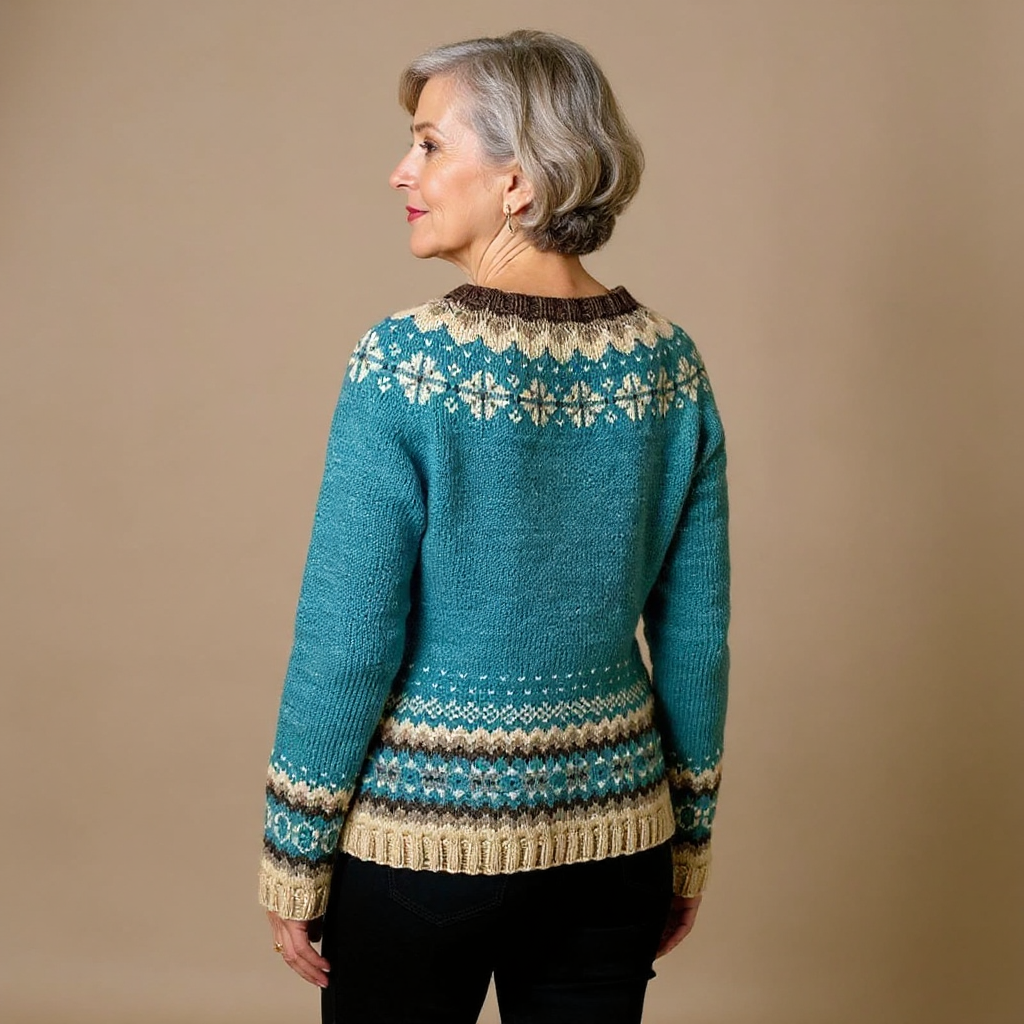 Allaira - Handvirkad Vintageskortjacka