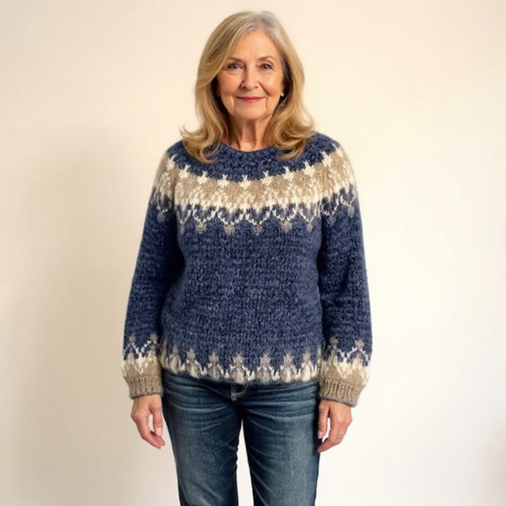 Samantha - Pull Vintage i Ull