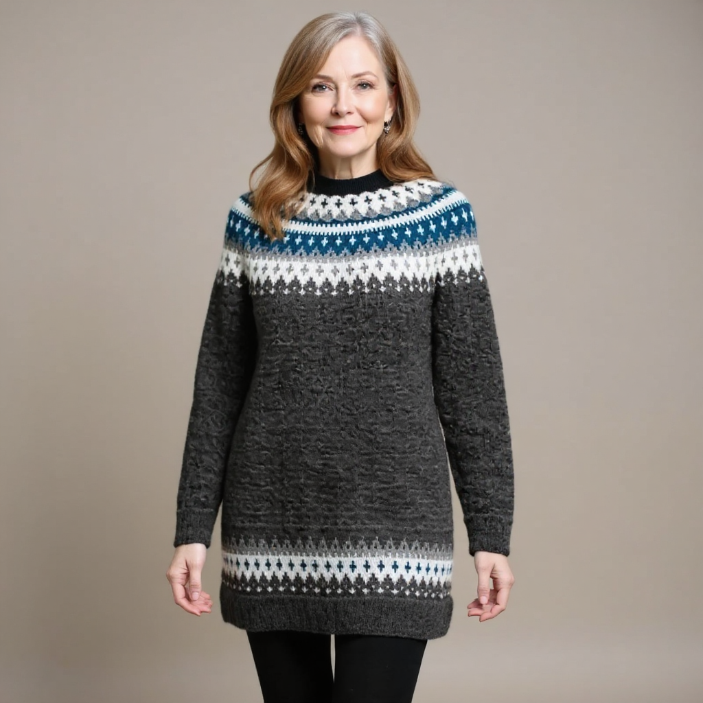 Althea - Långärmad Vintage Bekväm