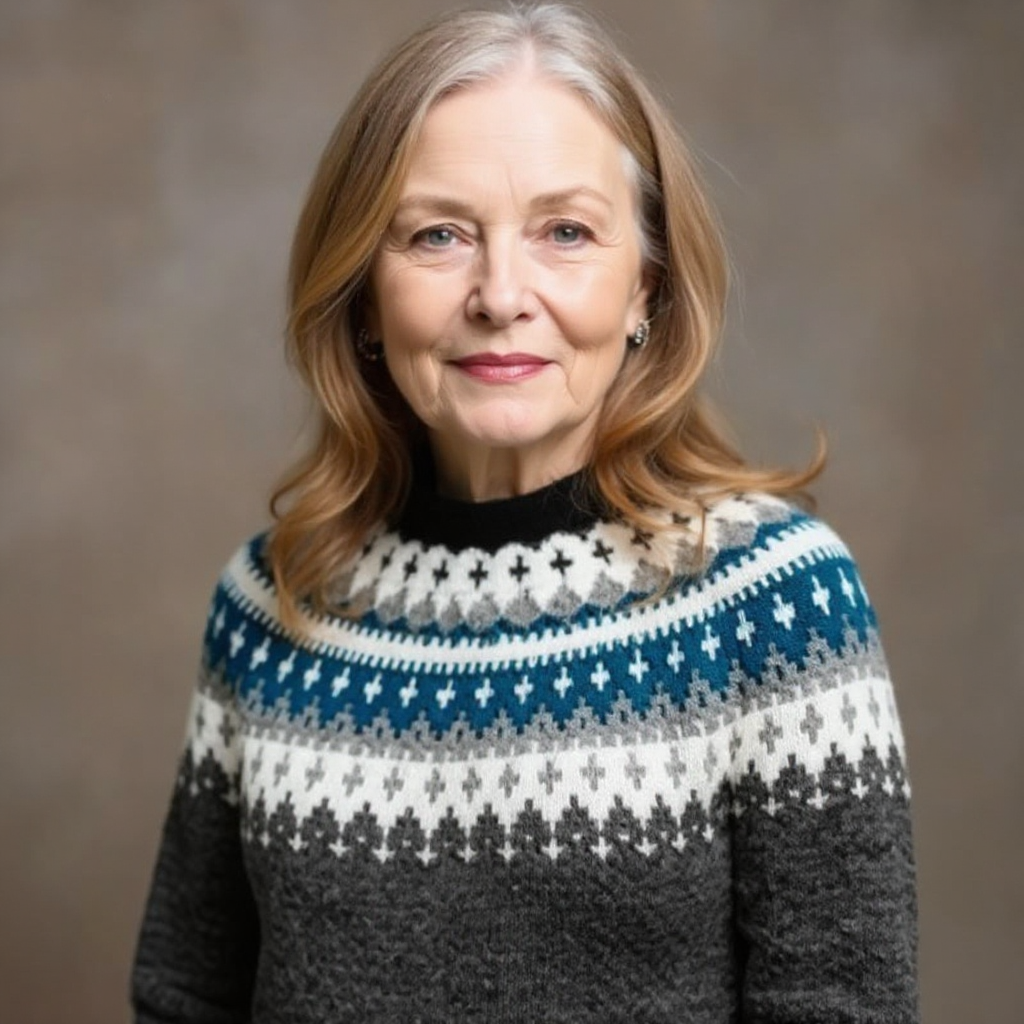 Althea - Långärmad Vintage Bekväm