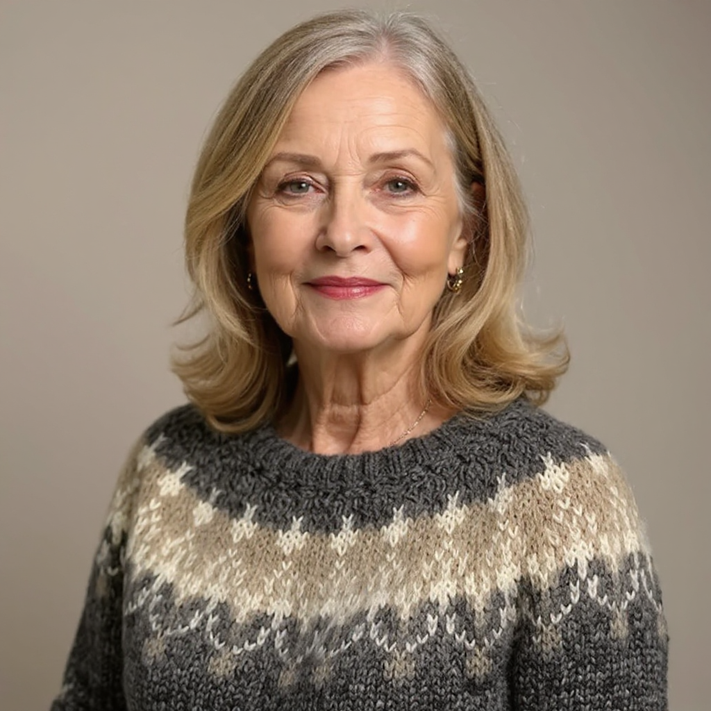 Samantha - Pull Vintage i Ull