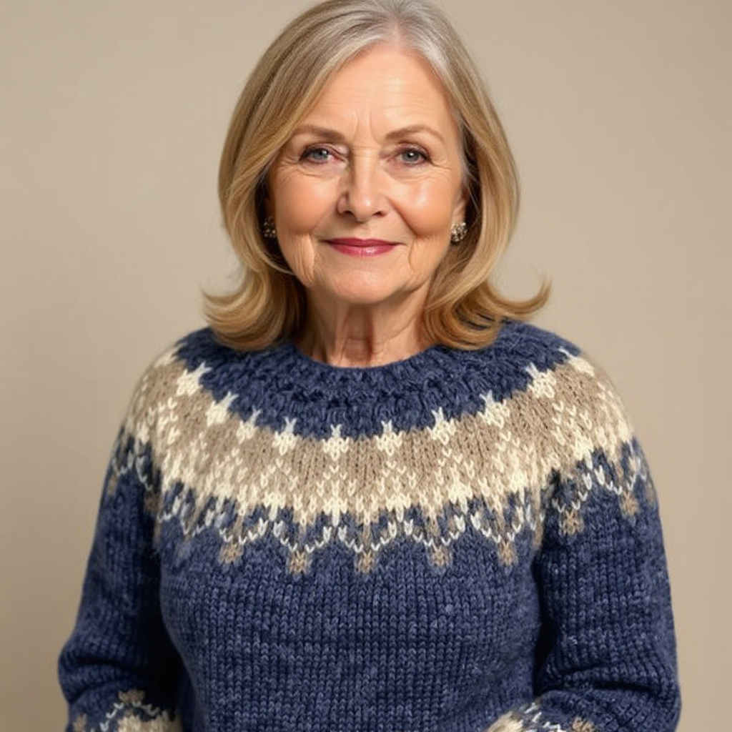 Samantha - Pull Vintage i Ull