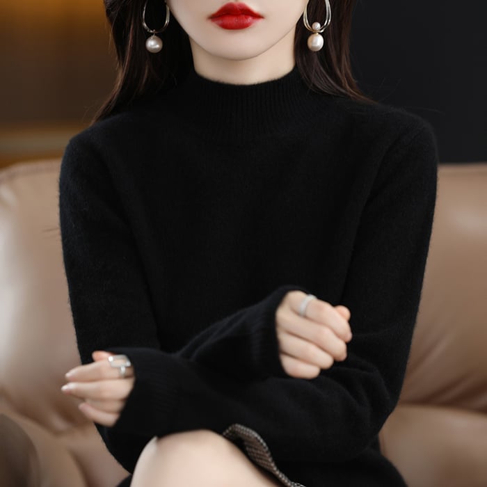 Marianne™ - Långärmad Rundhalsad Mjuk Varm tröja för Damer