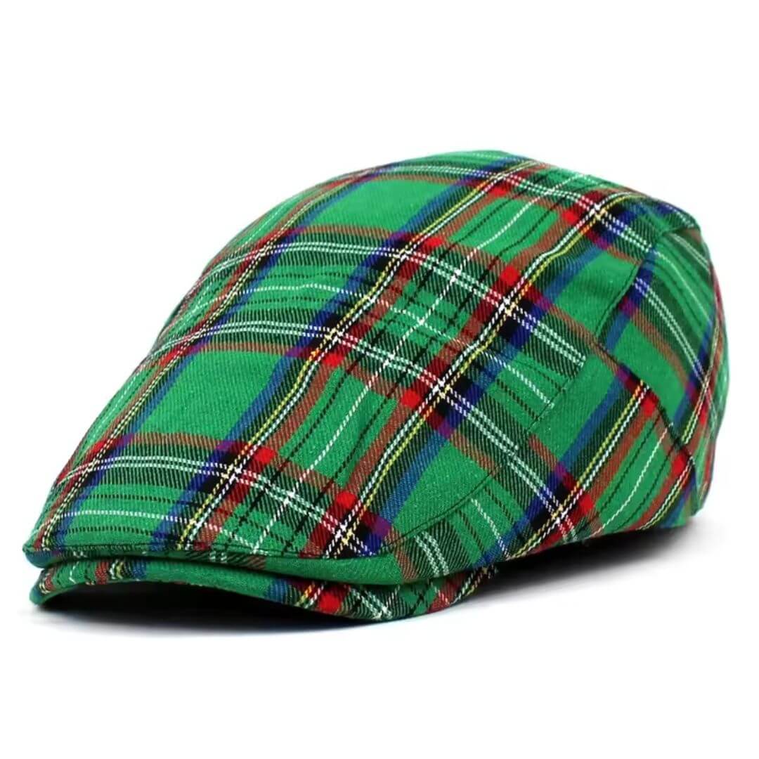 Tartan Bomull Ivy Cap | BOSTON