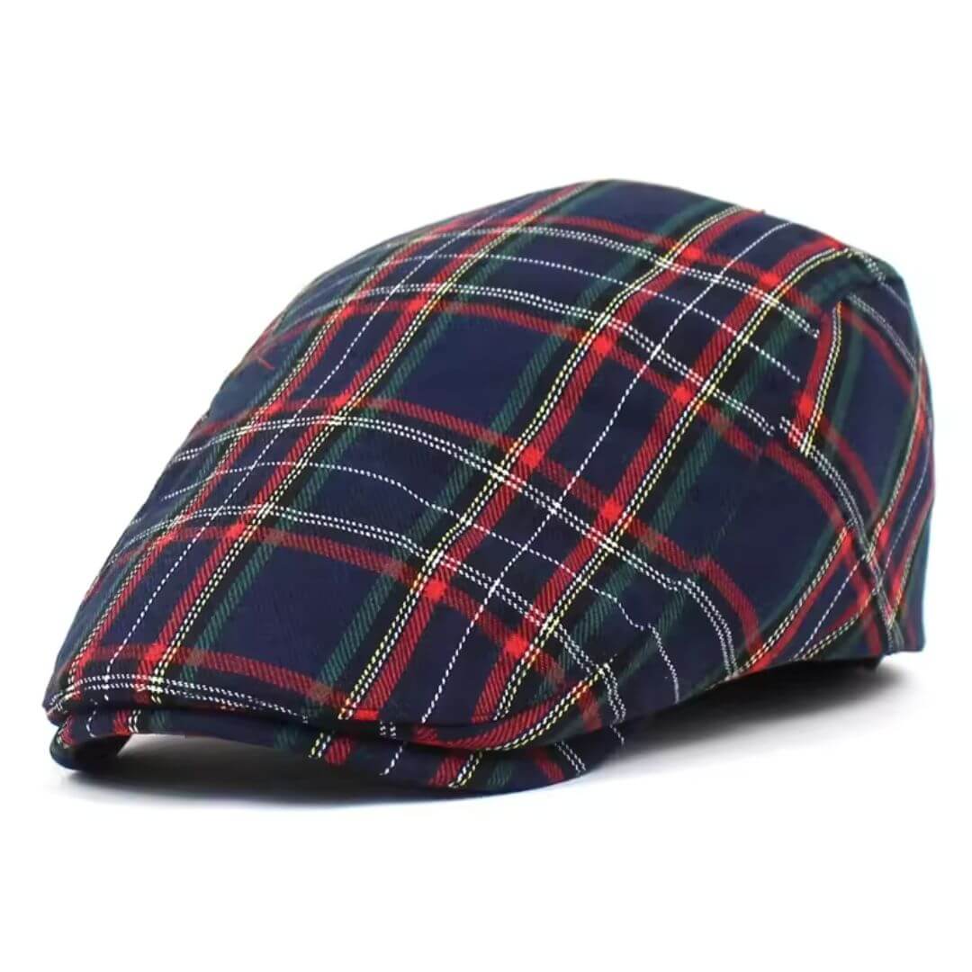 Tartan Bomull Ivy Cap | BOSTON
