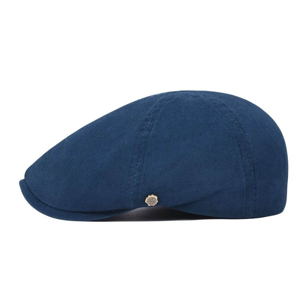 Borstad bomull flat cap | ATLANTA