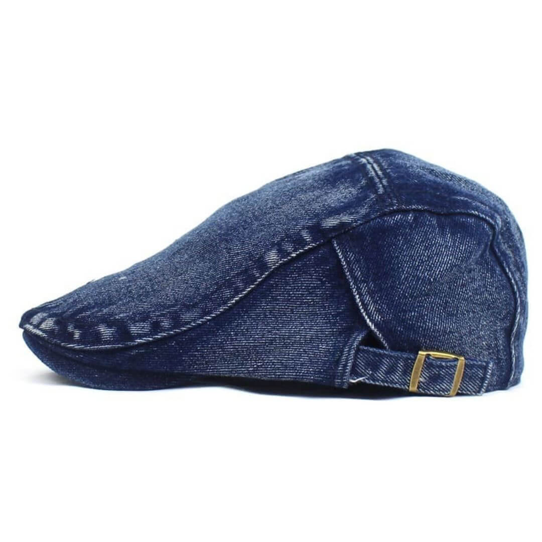 Tvättad denim flat cap | LOGAN