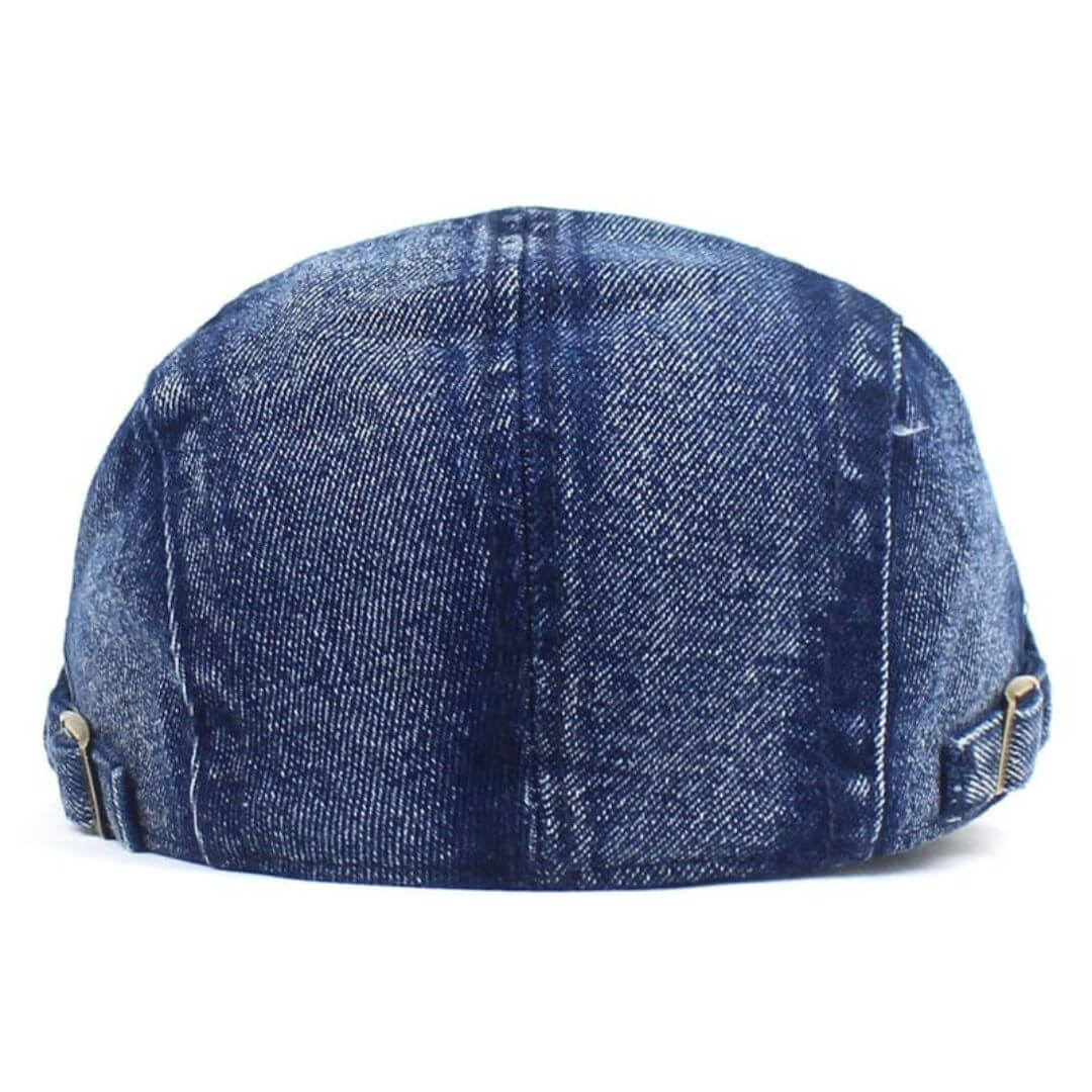 Tvättad denim flat cap | LOGAN
