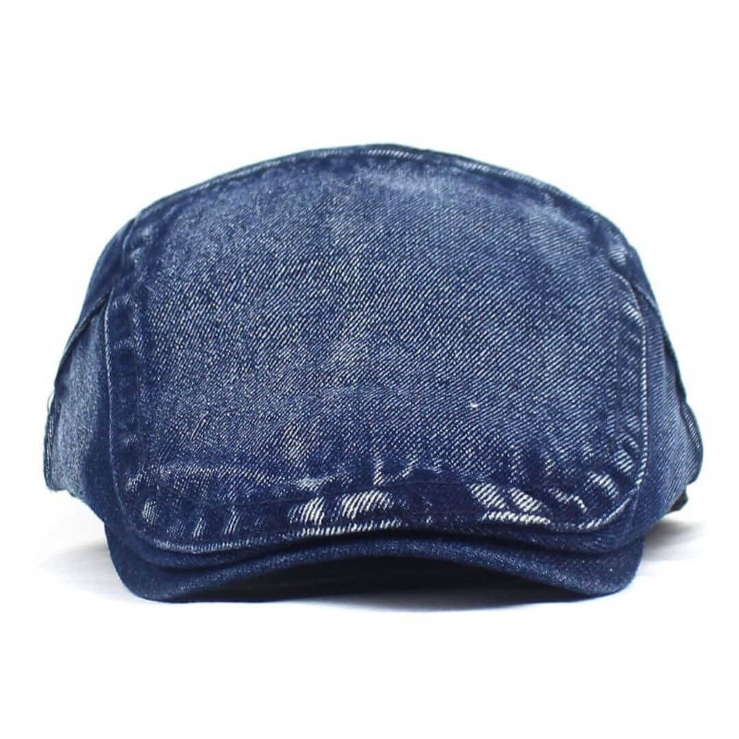 Tvättad denim flat cap | LOGAN