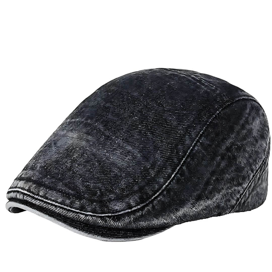 Tvättad denims flat cap | LEXINGTON