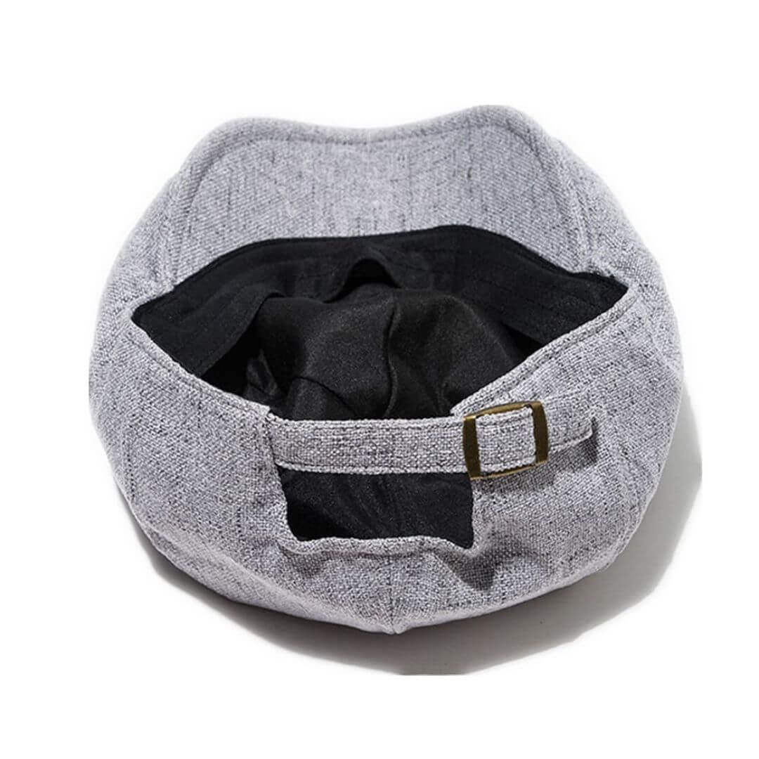 Linnenbomull Flat Cap | ASPEN