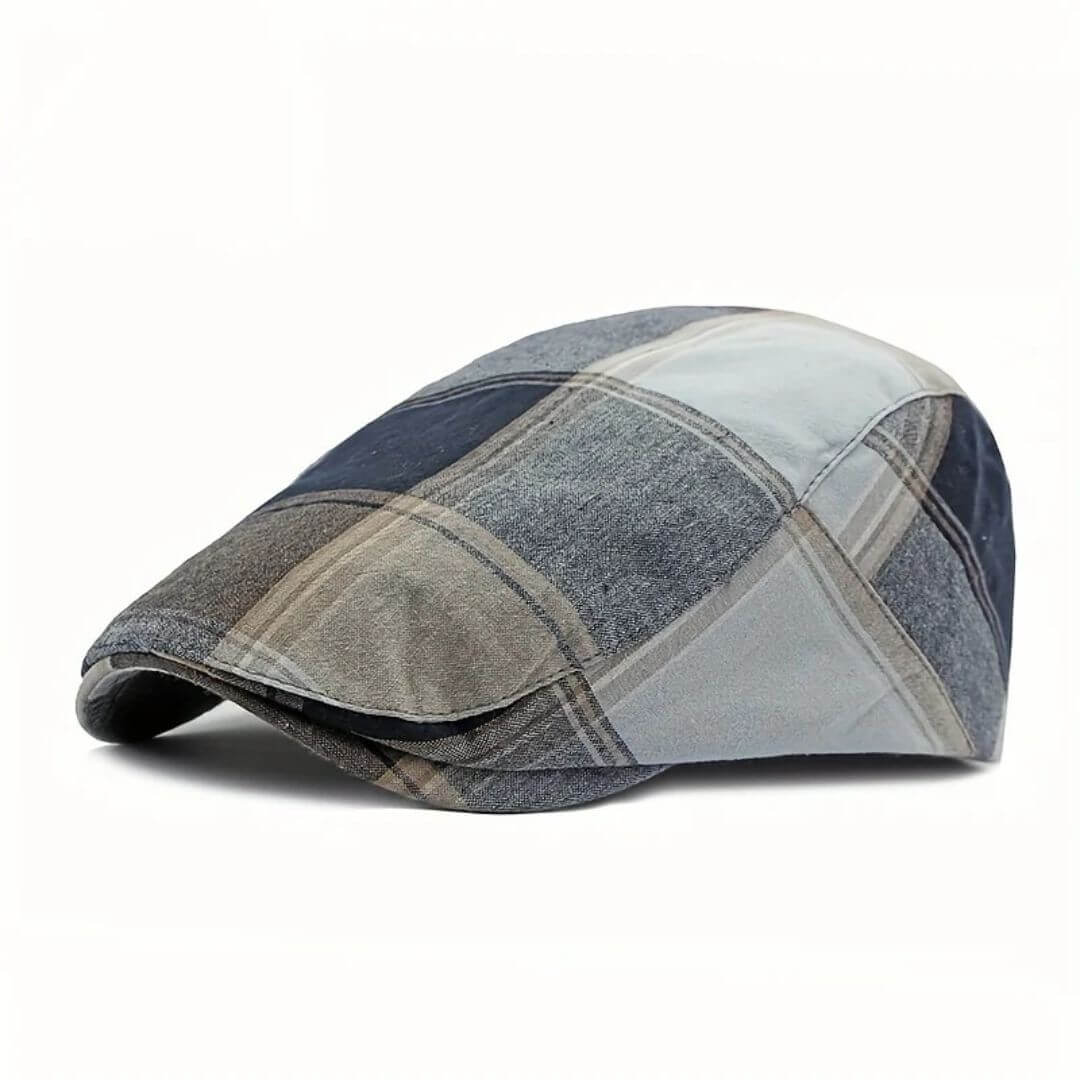 Tweed Bomull Flat Cap | SCRANTON
