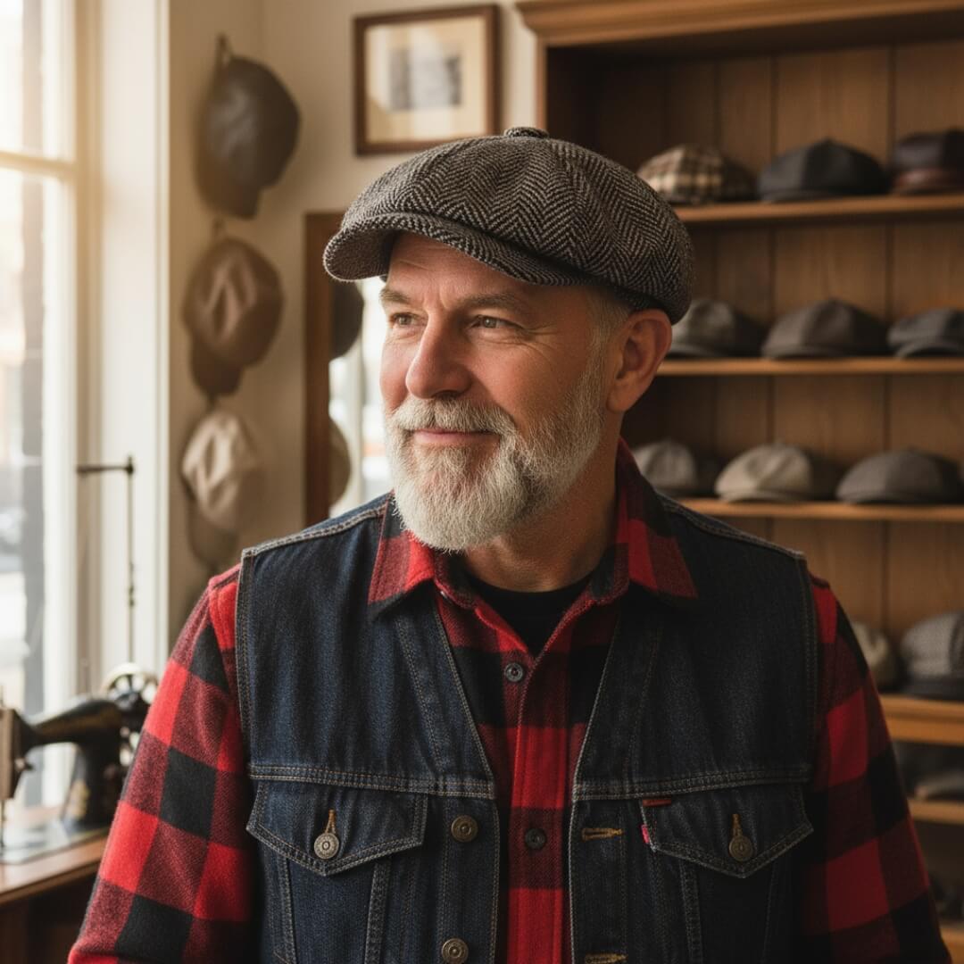 Herringbone Ullblandningskeps | TUCSON