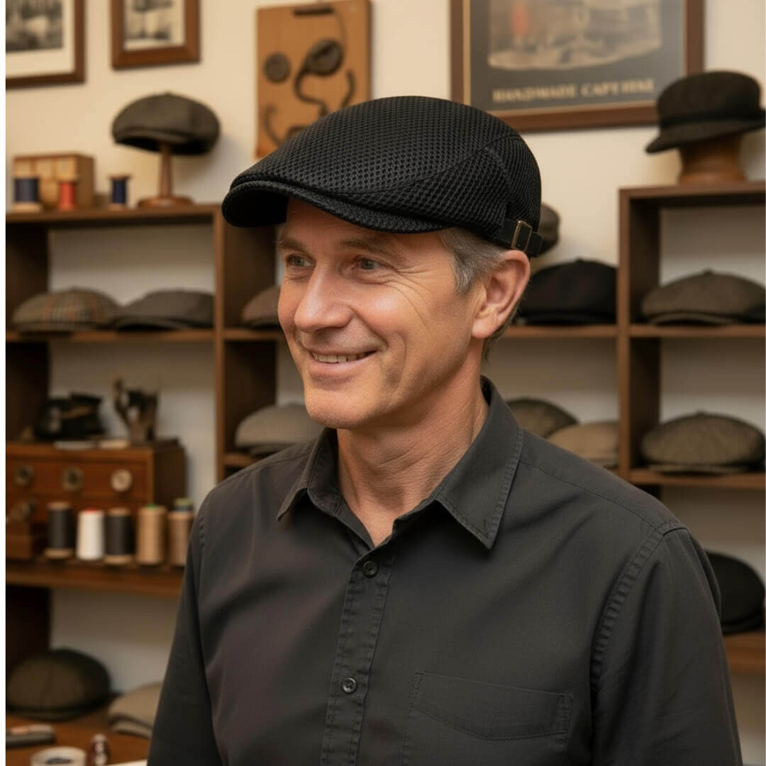 Flerfärgad akryl mesh flat caps