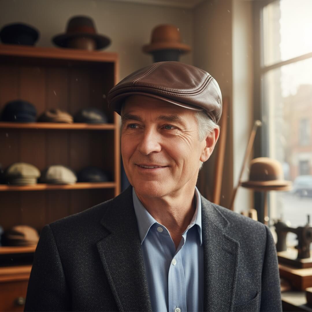 Läder Ivy-keps | TURIN