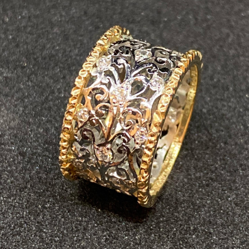 Mika - Vintage Zirkonia Ekblad Ring