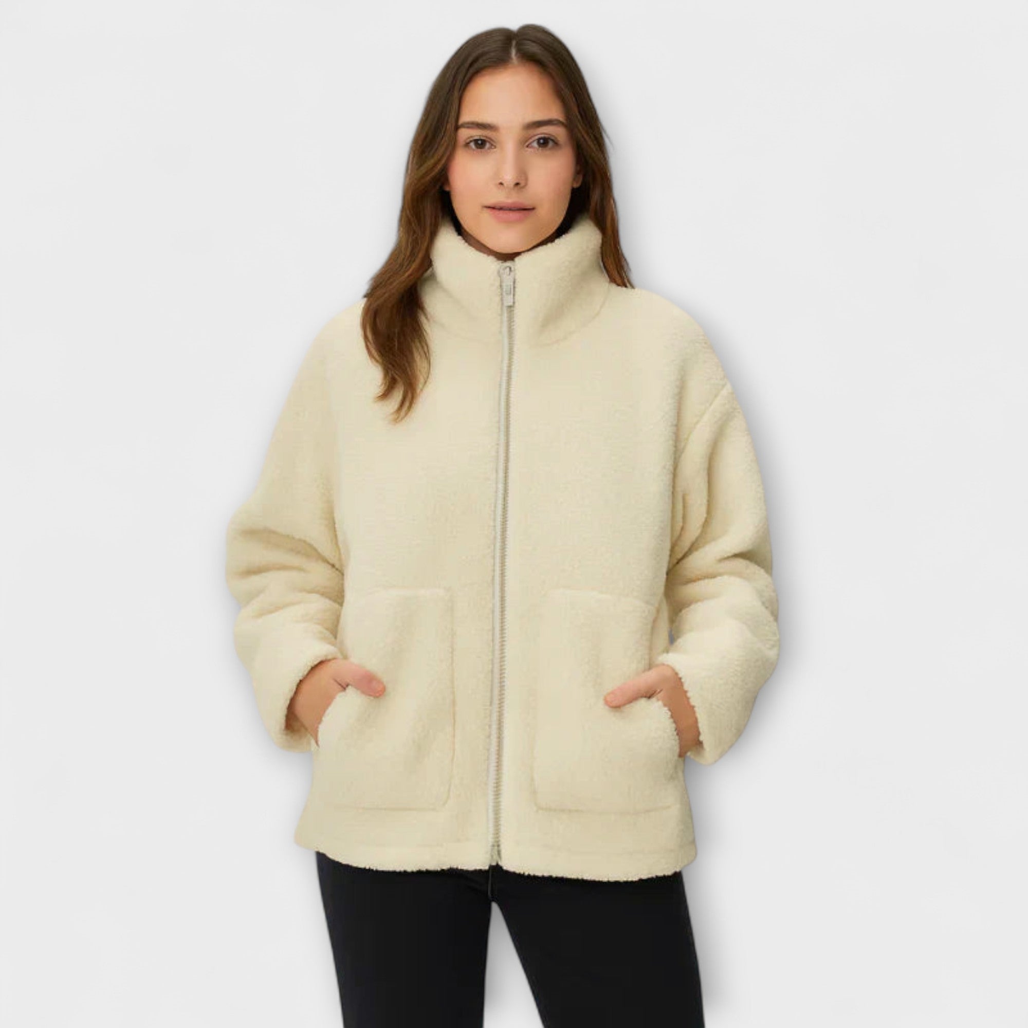 AURORA | MYSIG LYXIG SHERPA FLEECE-JACKA