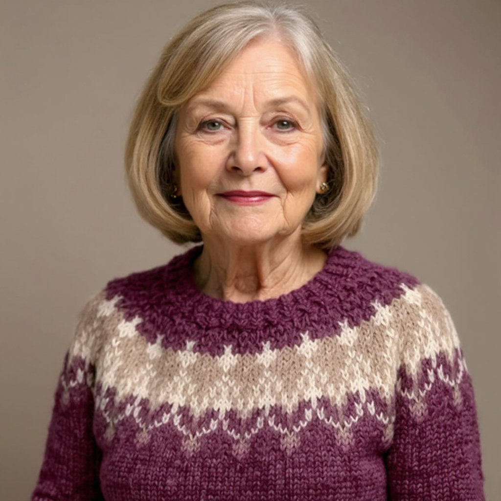 Samantha - Pull Vintage i Ull