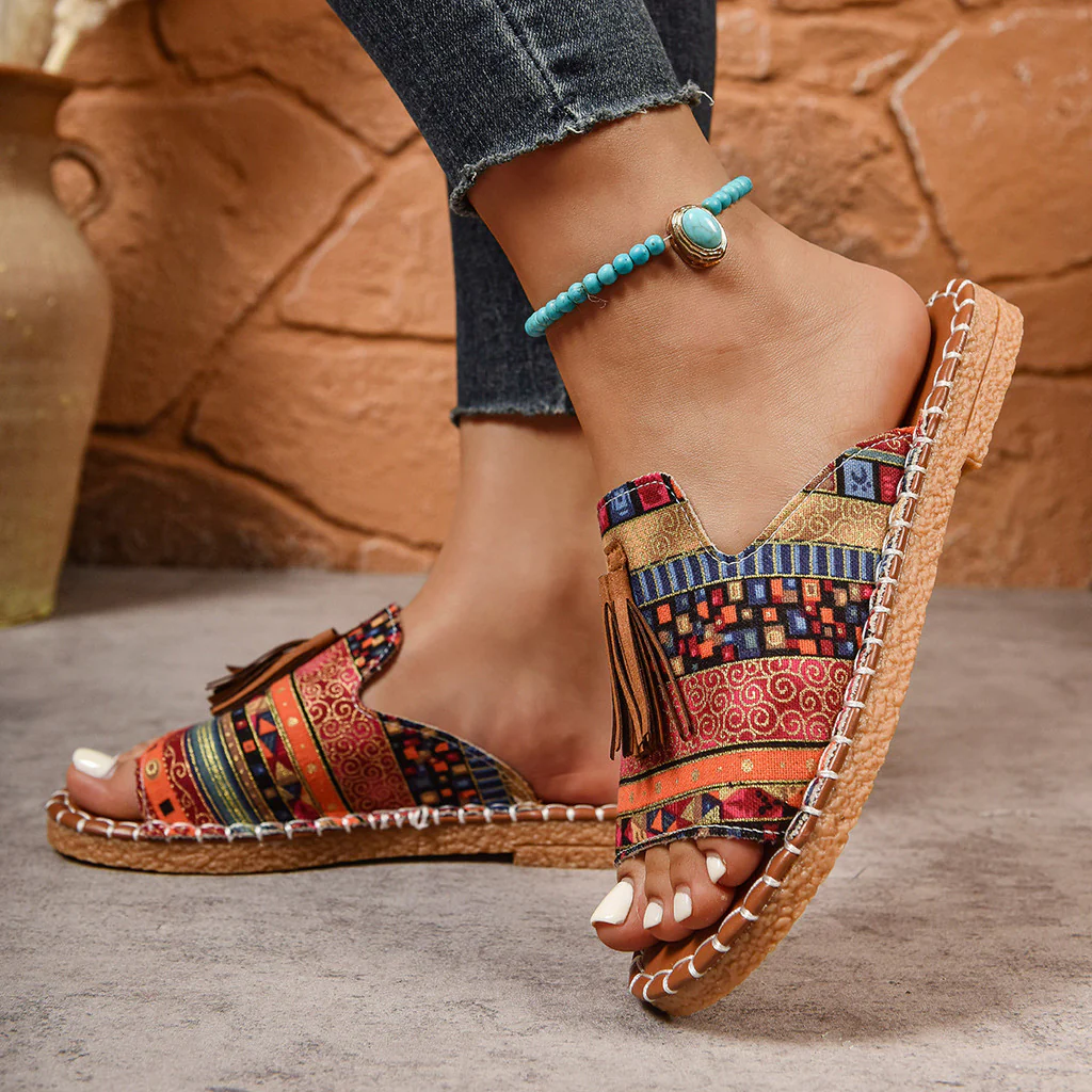 Tindra™ - Boho-stilens Bekväma Sandaler