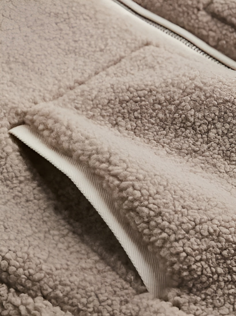 ELSA – MYSIG SHERPAJACKA MED FRAMDRAGKEDJA